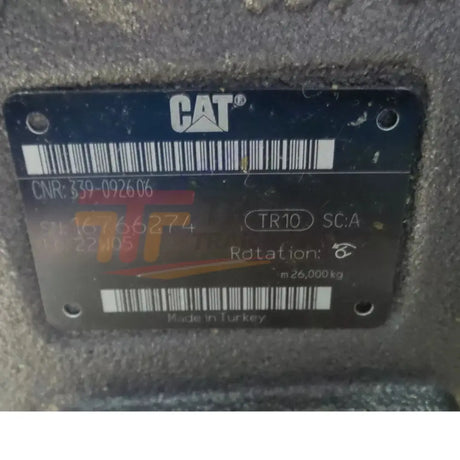 339-0926 Caterpillar Hydraulic Pump - Truck To Trailer