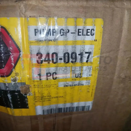 340-0917 Caterpillar Electric Drive Oil Gear Pump - Truck To Trailer