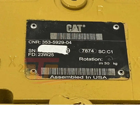 353-5929 Genuine Caterpillar Pump GP-PS-B - Truck To Trailer