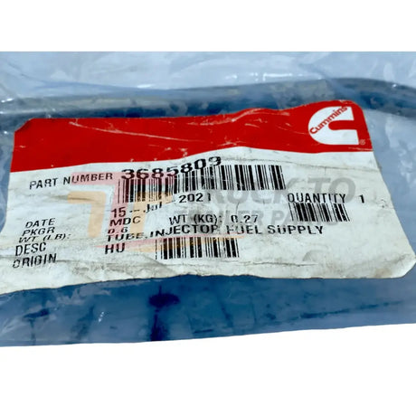 3685809 Genuine Cummins Fuel Injector Tube - Truck To Trailer