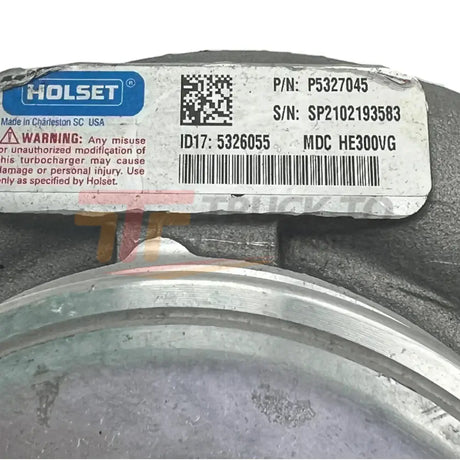 5501329 Genuine Cummins He300Vg Turbocharger For Cummins Isb13 6.7L - Truck To Trailer