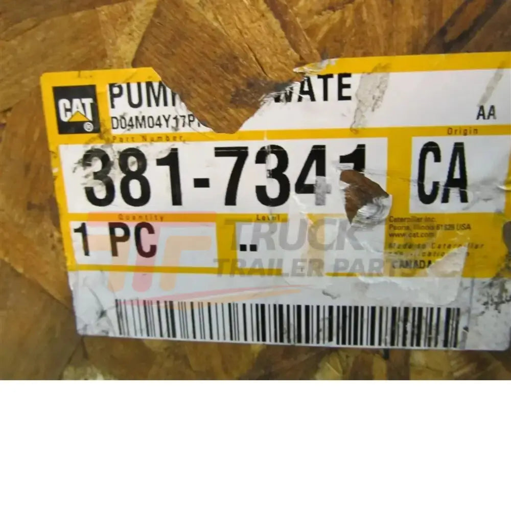 381-7341 Caterpillar Water Pump - Truck To Trailer