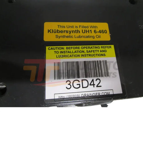 3GD42 Dayton Speed Reducer 58rpm 30:1 56-C - Truck To Trailer