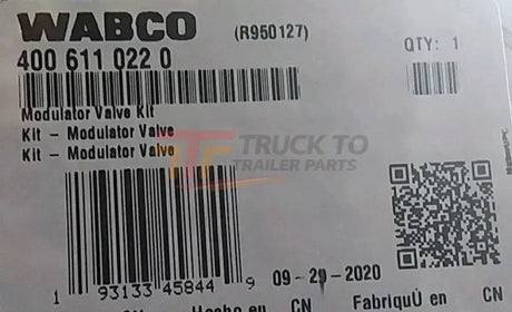 4006110220 Genuine Wabco Modulator Valve Kit - Truck To Trailer