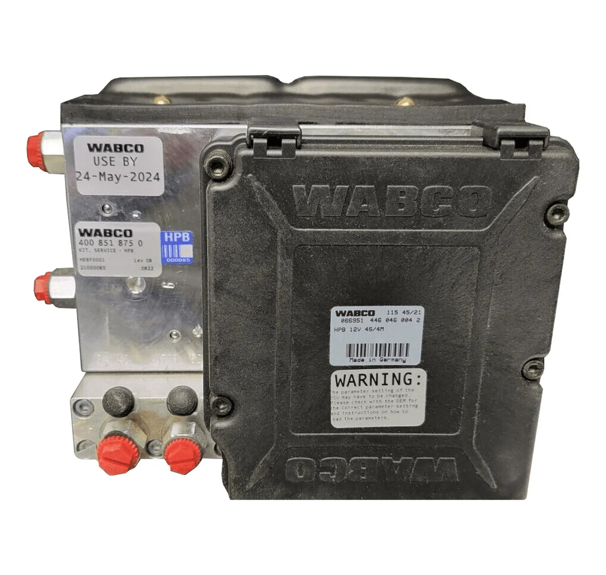 4008518750 Genuine Wabco Hydraulic Power Brake Assy w/ ECU 10 Coil ATC - Truck To Trailer