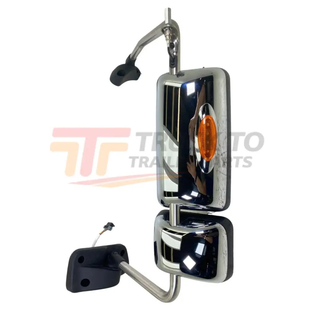 4091262C91 Genuine International Left Side Mirror Assembly Chrome - Truck To Trailer