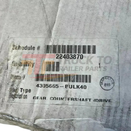 4305665 Genuine Eaton Countershaft Drive Gear - Truck To Trailer