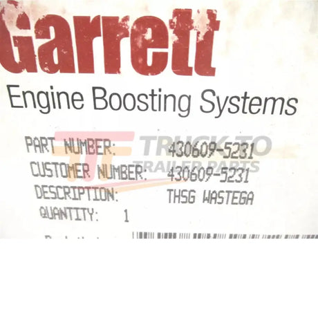 430609-5231 Garrett Turbine Housing Wastegate Assembly GT28 GTX28 0.86 A/R T25 - Truck To Trailer