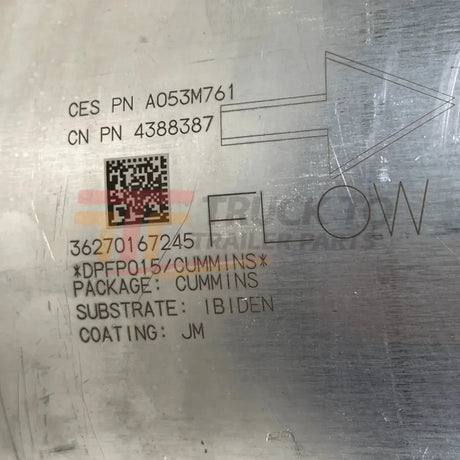 5633696 Oem Cummins Dpf Filter - Truck To Trailer