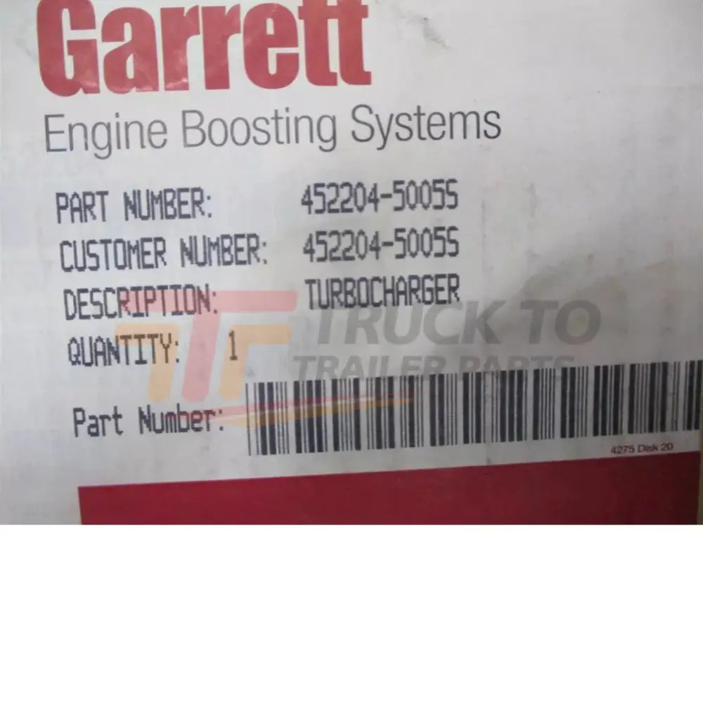 452204-5005S Garrett Turbo For Saab 9-3 9-5 2.0L 2.3L 1998-2003 GT17 - Truck To Trailer