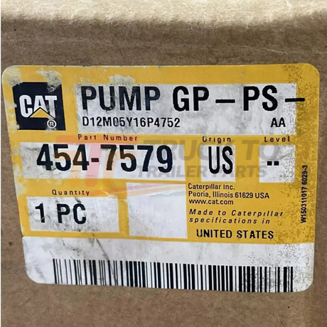 454-7579 Caterpillar Pump GP-PS-B - Truck To Trailer