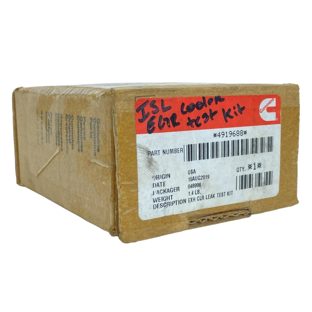 4919688 Genuine Cuminns Exhaust Cooler Leak Test Kit - Truck To Trailer