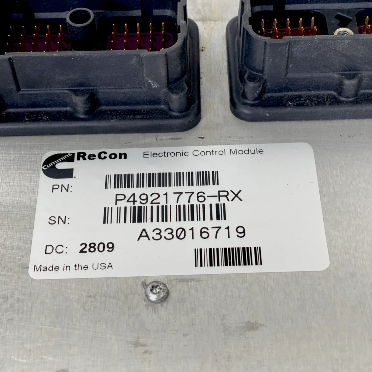 4921776Rx Genuine Cummins Electronic Control Module Ecm - Truck To Trailer