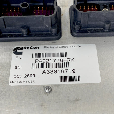 4921776Rx Genuine Cummins Electronic Control Module Ecm - Truck To Trailer