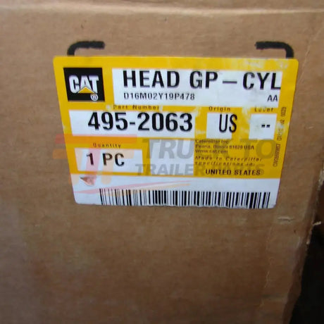 495-2063 Caterpillar Engine Cylinder Head - Truck To Trailer
