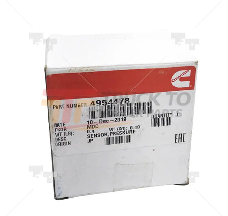 4954478 Genuine Cummins Sensor Pressure - Truck To Trailer
