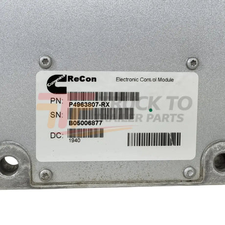 4963807Rx Genuine Cummins Electronic Control Module Ecm - Truck To Trailer