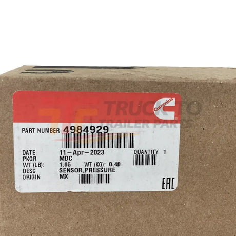 4984929 Genuine Cummins Pressure Sensor For Cummins - Truck To Trailer