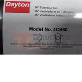 4C660 Dayton Belt-Drive Steel Tubeaxial Fan w/out Motor - Truck To Trailer