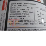 4FDZ1 Dayton AC Gearmotor - Truck To Trailer