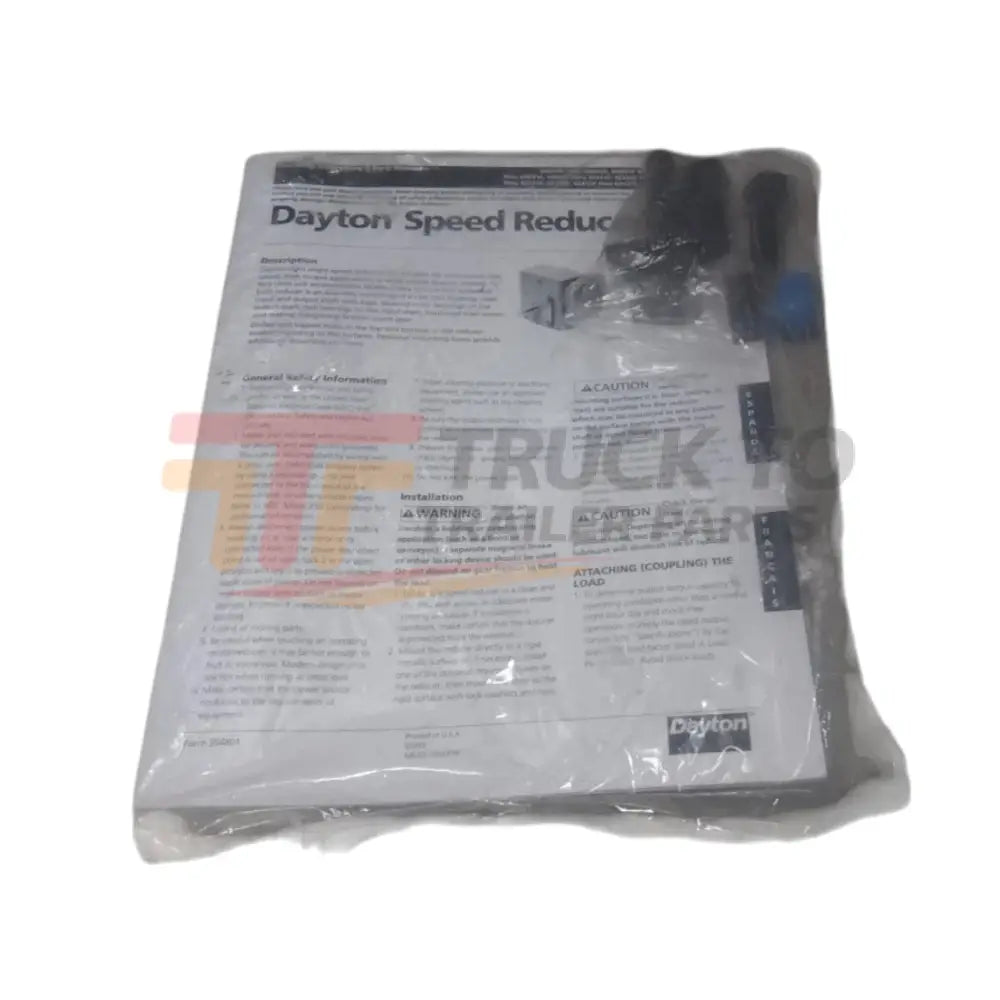 4Z019 Dayton Cast Iron Speed Reducer - Truck To Trailer