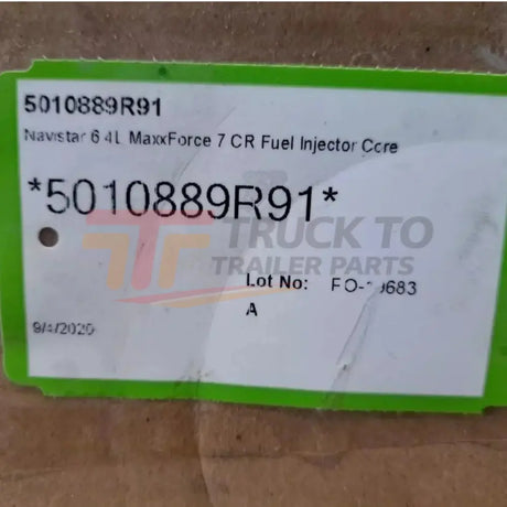 5010888R91 Oem International Injector For Maxxforce 7 No Core Charge - Truck To Trailer