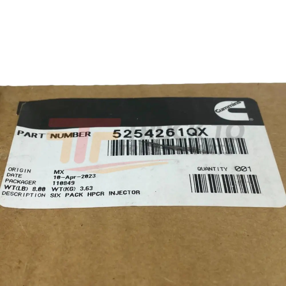 5254261Px Genuine Cummins Injectors Set Of Six For Cummins 6.7L - Truck To Trailer