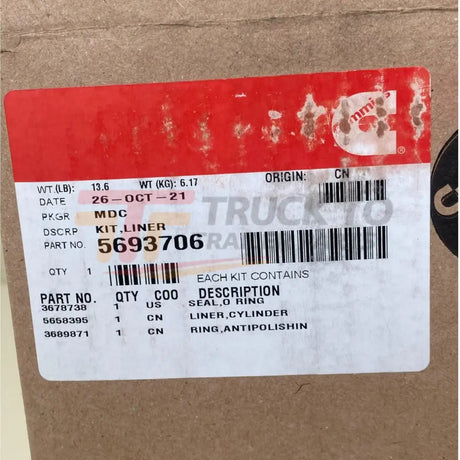 5472970 Genuine Cummins Cylinder Liner Kit For Isx Qsx - CumminsM500