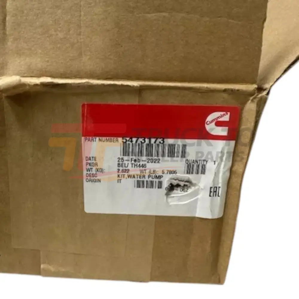 5473173 Genuine Cummins Water Pump Kit - Truck To Trailer