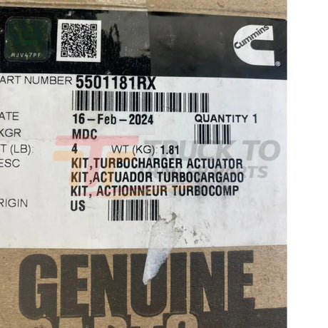 5496045 Oem Cummins Turbo Vgt Actuator For Isc Lsl - Truck To Trailer