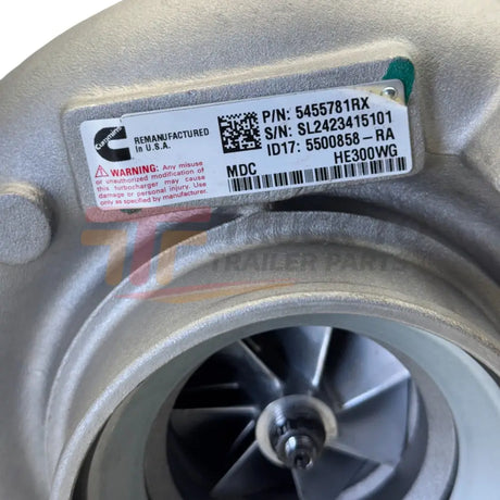 5500859 Genuine Cummins Turbocharger He300Wg - CumminsM500