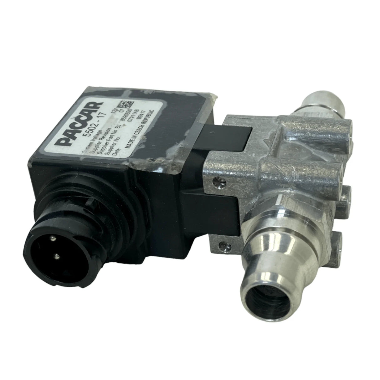 5502-17 Genuine Paccar Def Coolant Solenoid 2 Way For Peterbilt - Truck To Trailer