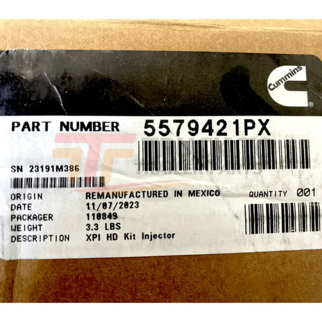 5579421Px Genuine Cummins Injector Kit For Cummins Isx15 - Truck To Trailer