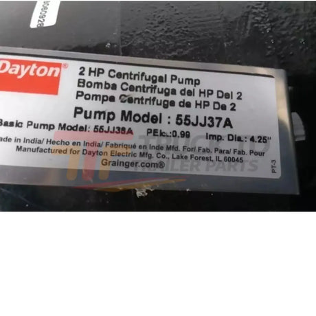 55JJ37 Dayton Max Head Centrifugal Pump - Truck To Trailer