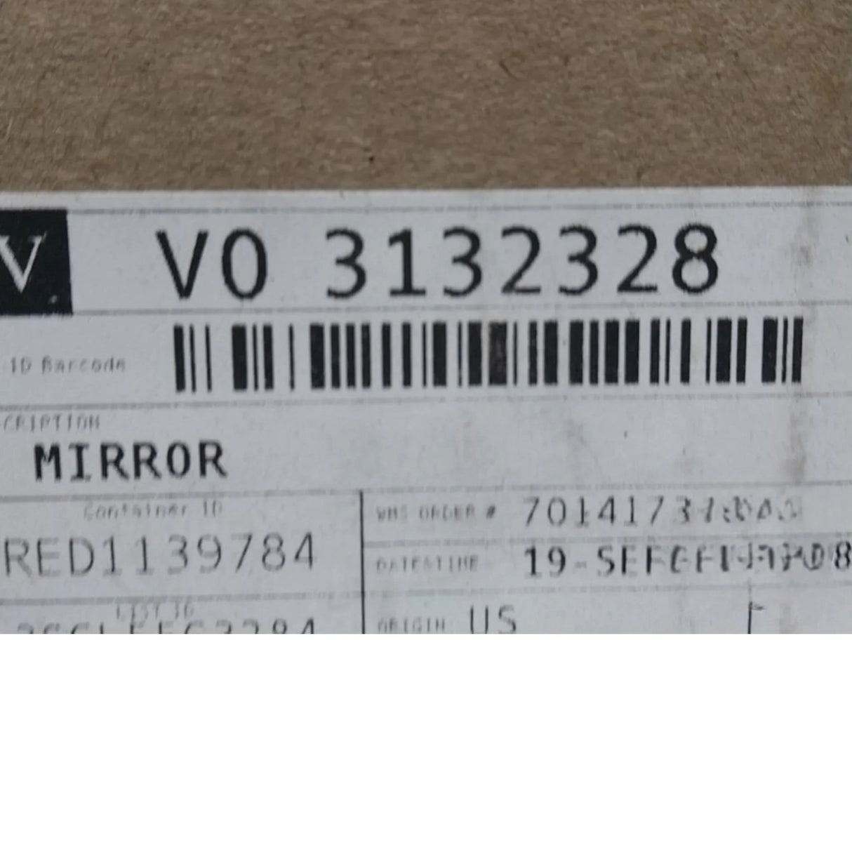 3132328 Genuine Mack Mirror - Truck To Trailer