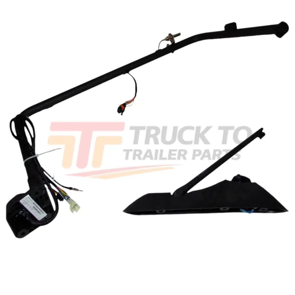 584004029 Genuine International Left Side Bracket Mirror Mounting Black - Truck To Trailer