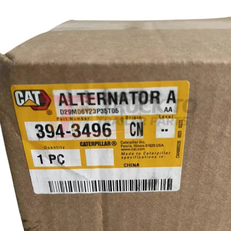394-3496 Genuine Cat Charging Alternator 12 Volts - Truck To Trailer