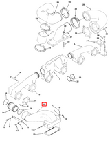3011874 Genuine Cummins Air Crossover Connection
