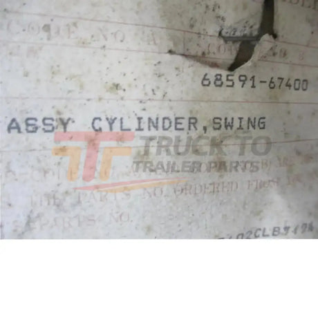 68591-67400 Kubota Swing Cylinder KH-151 Excavator - Truck To Trailer