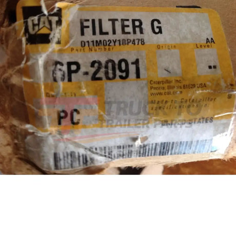 6P-2091 Genuine Caterpillar Filter G - Truck To Trailer