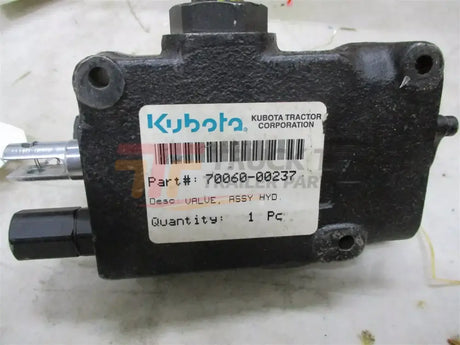 70060-00237 Kubota Hudraulic Valve - Truck To Trailer