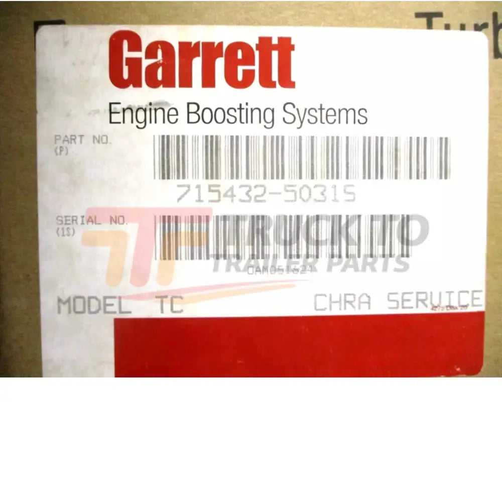 715432-5010S Garrett Turbocharger CHRA - Truck To Trailer
