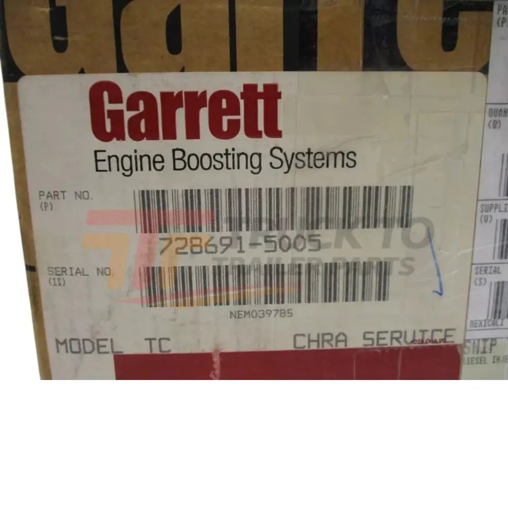 728691-5005S Garrett Turbocharger CHRA - Truck To Trailer