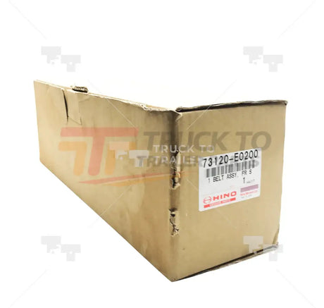 73120-E0200 Genuine Hino Front Seat Belt 3 Point - Truck To Trailer