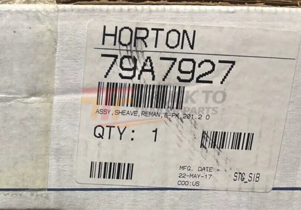 79A7927 Genuine Horton Two Speed Clutch Pack Assembly - Truck To Trailer