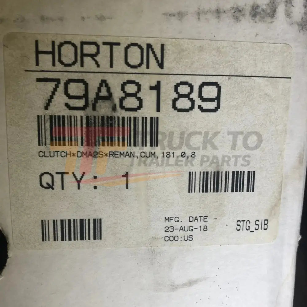 79A8189 Genuine Horton Engine Cooling Fan Clutch - Truck To Trailer