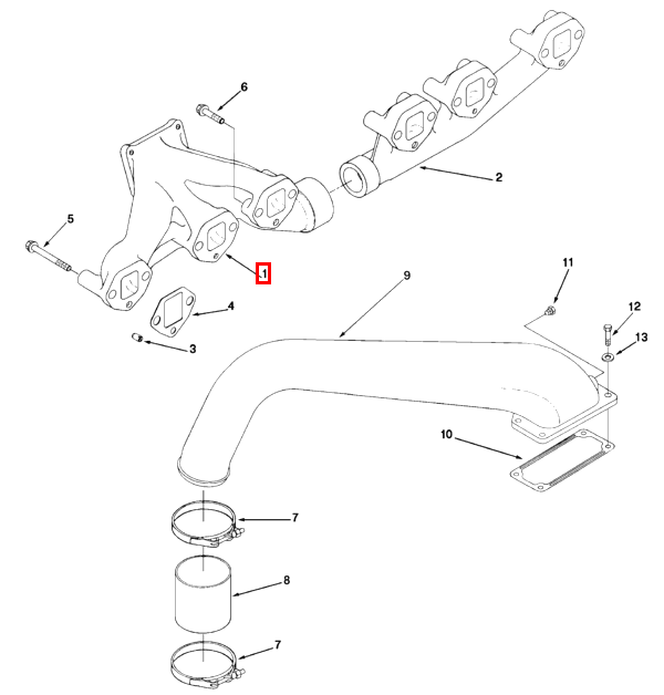 3046827 Cummins Exhaust Manifold