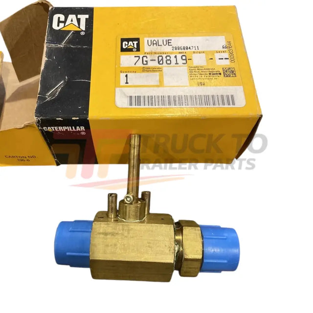 7G-0819 CAT Refrigerant Coolant Water Valve - Truck To Trailer