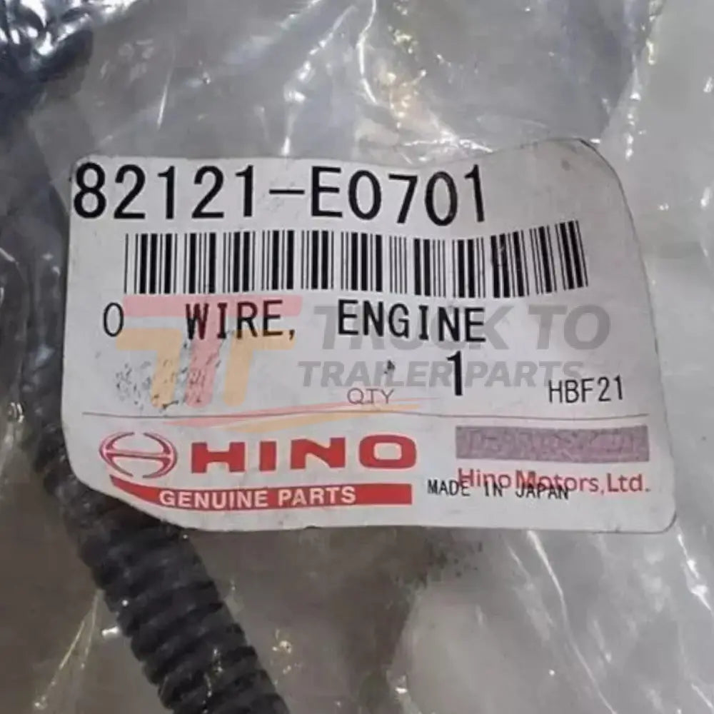 82121-E0701 Genuine Hino Engine Wire - Truck To Trailer