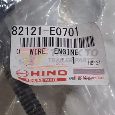 82121-E0701 Genuine Hino Engine Wire - Truck To Trailer